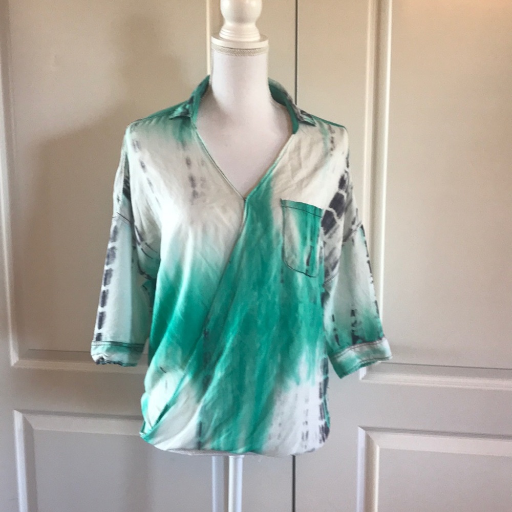 Women’s tie-dye blouse